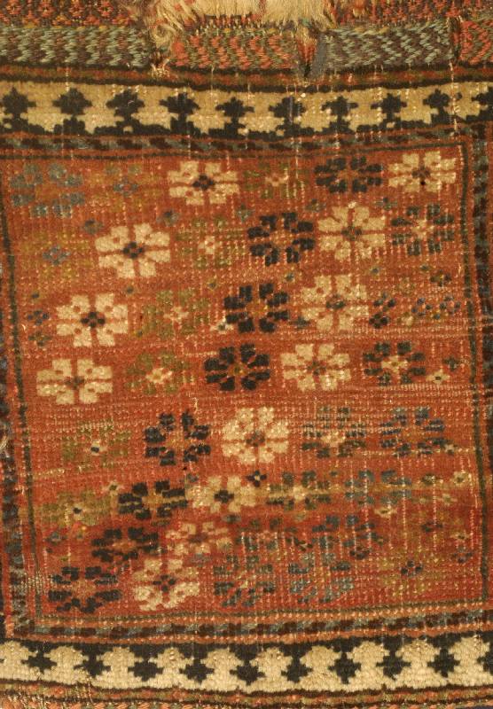 GeÖffnete tasche Gashgai, Persien, ca. 70 Jahre, Wolle auf Wolle, ca. 30 x 30 cm, EHZ: 5 SchÄtzwert: 650 EURO.