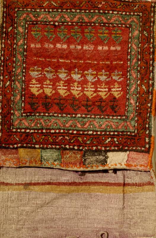 Azerbajan doppeltasche, um 1920, Wolle auf Wolle, ca. 140 x 55 cm, SchÄtzwert: 850.- EURO, EHZ: 2