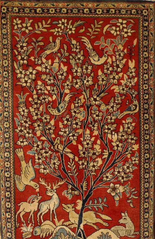 Ghom, Persien, ca. 40 Jahre, Wolle auf Baumwolle, ca. 104 x 65 cm, SchÄtzwert: 650.- EURO, EHZ: 2