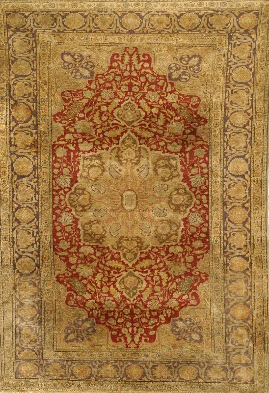 Kaiseri Antik, TÜrkei, um 1890, reine Naturseide, ca. 169 x 118 cm, SchÄtzwert: 4200.- EURO, EHZ: 3
