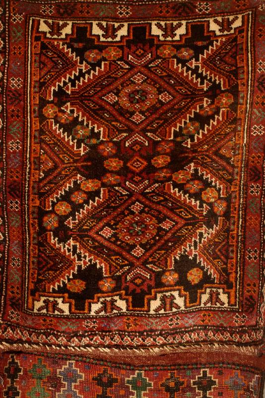 Ghaschgai doppeltasche, Persien, ca. 60 Jahre, Wolle auf Wolle, ca. 160 x 70 cm, SchÄtzwert: 750.- EURO, EHZ: 2