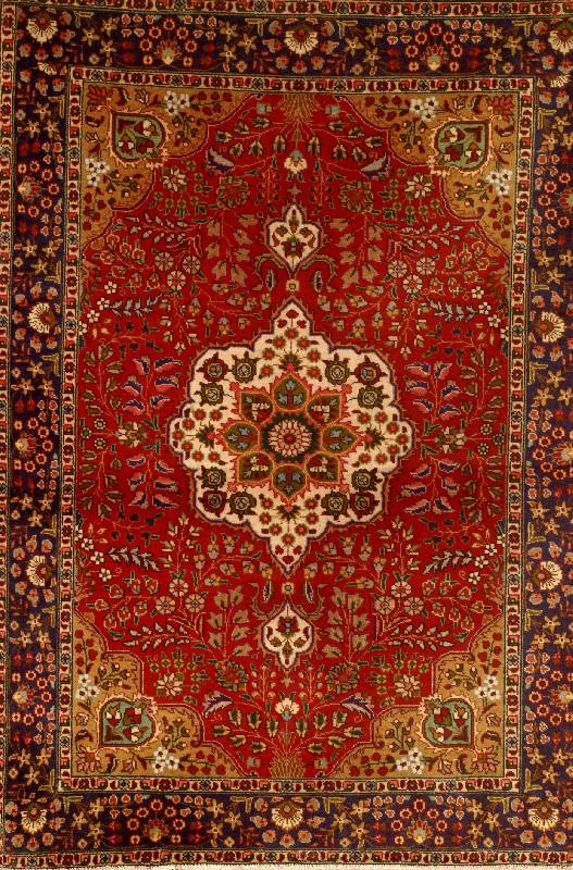 TÄbriz, Persien, ca. 50 Jahre, Wolle auf Baumwolle, ca. 150 x 106 cm, SchÄtzwert: 750.- EURO, EHZ: 3-4