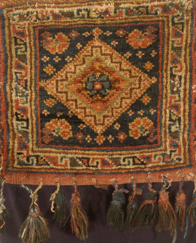 Kordi Tasche, Persien, um 1930, Wolle auf Wolle, ca. 28 x 30 cm, SchÄtzwert: 550.- EURO, EHZ: 3