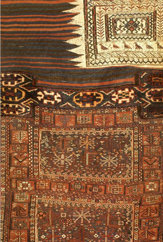 Sumakh Kelim(teils geknÜpft), Shahsawan, ca. 50 Jahre, Wolle auf Wolle, ca. 211 x 96 cm, SchÄtzwert: 950.- EURO, EHZ: 3