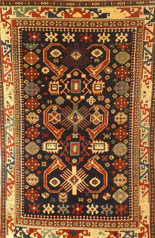 Shirwan, Rußland, um 1930, Wolle auf Wolle, ca. 186 x 119 cm, SchÄtzwert: 2500.- EURO, EHZ: 2