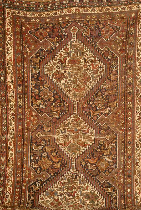 Chamseh, Persien, um 1920, Wolle auf Wolle, ca. 281 x 153 cm, SchÄtzwert: 950.- EURO, EHZ: