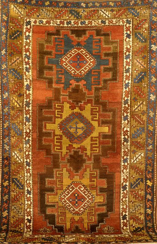 Kazak, Rußland, um 1900, Wolle auf Wolle, ca. 225 x 135 cm, SchÄtzwert: 4200.- EURO, EHZ: 3