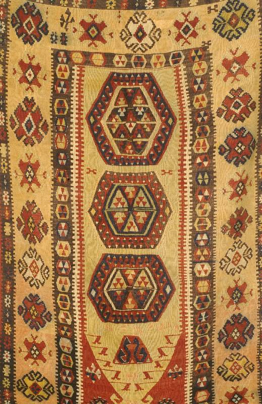 Tereken Kelim, TÜrkei, um 1900, Wolle auf Wolle, ca. 210 x 125 cm, SchÄtzwert: 1500.- EURO, EHZ: 3