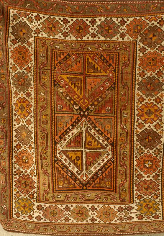 Kazak, Rußland, um 1910, Wolle auf Wolle, ca. 160 x 130 cm, SchÄtzwert: 3500.- EURO, EHZ: 2