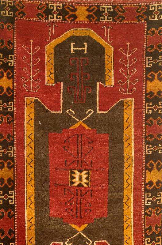 Sewan Schildkazak Muster, TÜrkei, ca. 30 Jahre, Wolle auf Wolle, ca. 206 x 100 cm, SchÄtzwert: 1100.- EURO, EHZ: 3