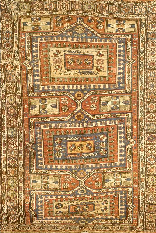 Sumagh Kaukasus, Rußland, um 1890, Wolle auf Wolle, ca. 302 x 204 cm, SchÄtzwert: 7500.- EURO, EHZ: 2