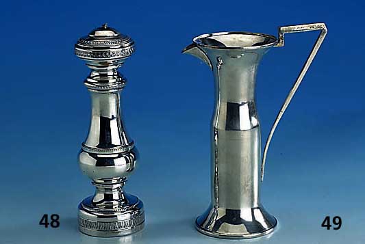 KÄnnchen, deutsch um 1900, 800er Silber, H ca. 16 cm, ca. 145 g
