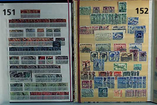 Briefmarken, Europa, großes Steckbuch bei Belgien begin- nend, mit Marken versch. LÄnder geordnet, dabei Bessere