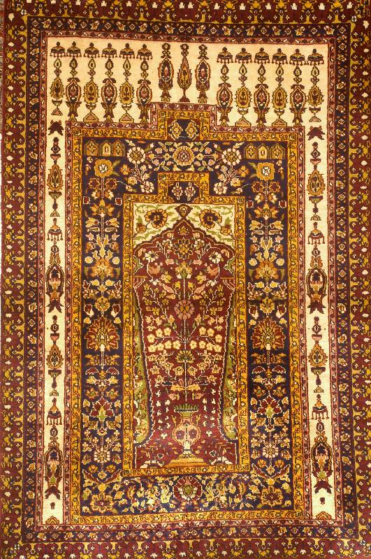 Ägypten, ca. 20 Jahre, Seide auf Baumwolle, ca. 144 x 96 cm, SchÄtzwert: 950.- EURO, EHZ: