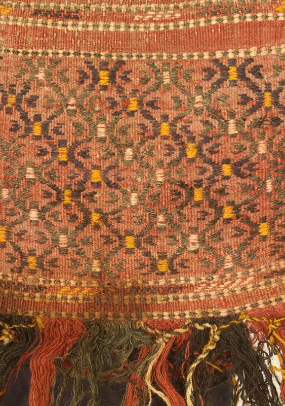 Saloren Torba(Kelim-Zili), um 1860, Wolle auf Wolle, ca. 32 x 23 cm, SchÄtzwert: 700.- EURO, EHZ: 3