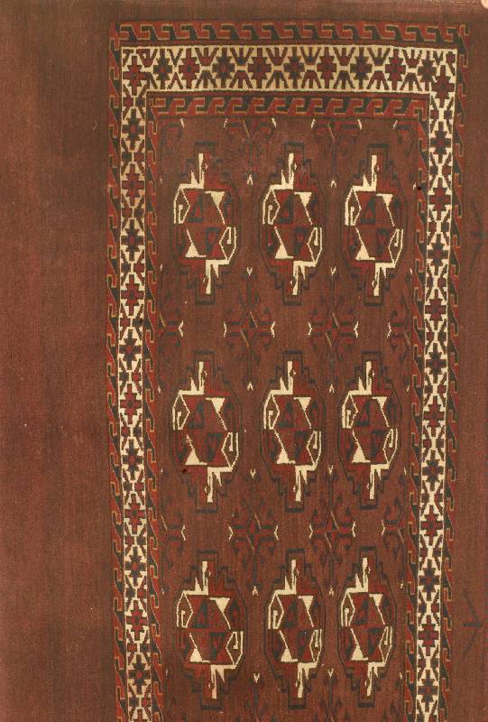 Tschowal, Torkmenistan, um 1920, Wolle auf Wolle, ca. 122 x 74 cm, SchÄtzwert: 1350.- EURO, EHZ: 2