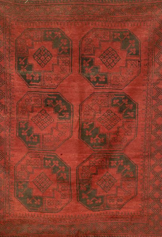 Dolatabad, Afghanistan, um 1930, Wolle auf Wolle, ca. 214 x 166 cm, Schätzwert: 950.- EURO, EHZ: 2