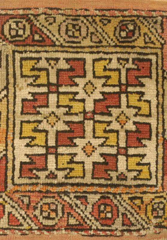 Taschenfront, Türkei, um 1900, Wolle auf Wolle, ca. 43 x 40 cm, Schätzwert: 800.- EURO, EHZ: 4