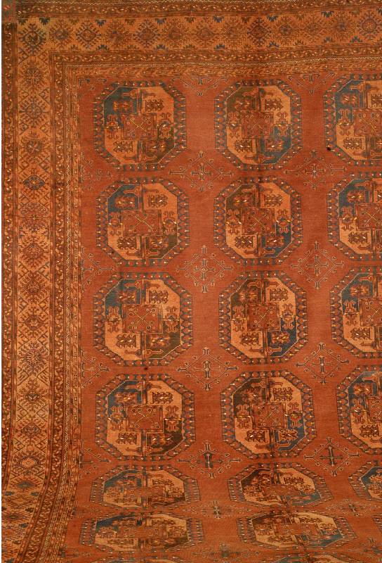 Ersari, Turkmenistan, um 1900, Wolle auf Wolle, ca. 480 x 296 cm, SchÄtzwert: 3800.- EURO, EHZ: 3-4, fachkundig restauriert