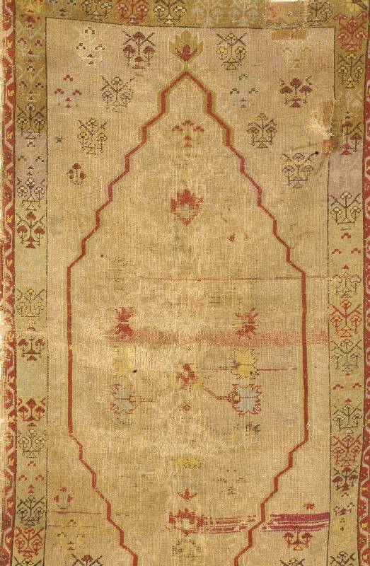 Kirsehir, TÜrkei, um 1800, Wolle auf Wolle, ca. 163 x 100 cm, SchÄtzwert: 1800.- EURO, fragment