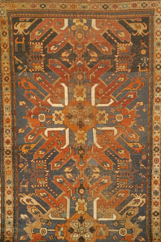 Adler Kazak, Rußland, um 1900, Wolle auf Wolle, ca. 244 x 133 cm, EHZ: 5, SchÄtzwert: 2200.-Euro