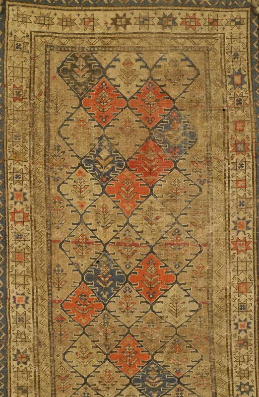 Schirwan, Rußland, um 1890, Wolle auf Wolle, ca. 225 x 94 cm, SchÄtzwert: 880.- EURO, EHZ: 4