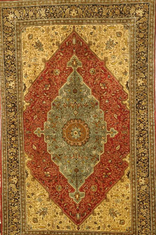 Ghom Seide, Persien, ca. 50 Jahre, reine Naturseide, ca. 220 x 136 cm, SchÄtzwert: 4500.- EURO, ca. 850.000 Kn/qm, EHZ: 1-2