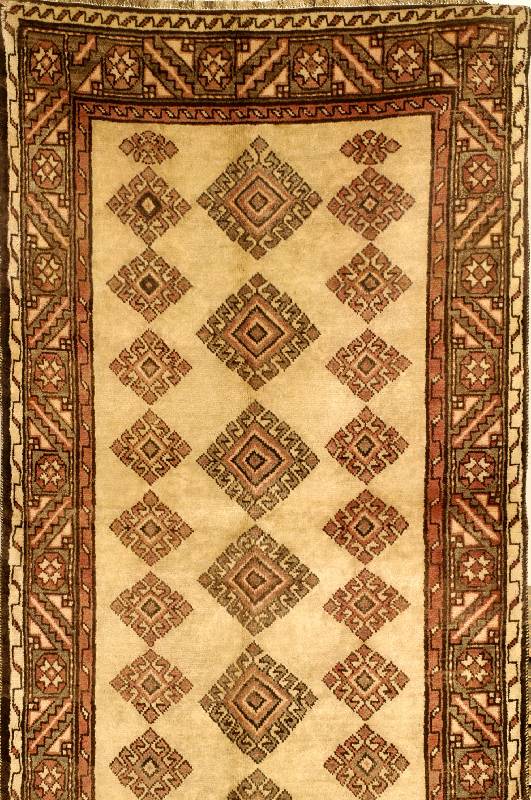 Gabbeh, Persien, ca. 40 Jahre, Wolle auf Wolle, ca. 223 x 120 cm, Schätzwert: 580.- EURO, Ehz: 2-3