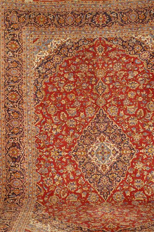 Keschan, Persien, ca. 20 Jahre, Wolle auf Baumwolle, ca. 409 x 294 cm, SchÄtzwert: 2200.- EURO, EHZ: 3-4