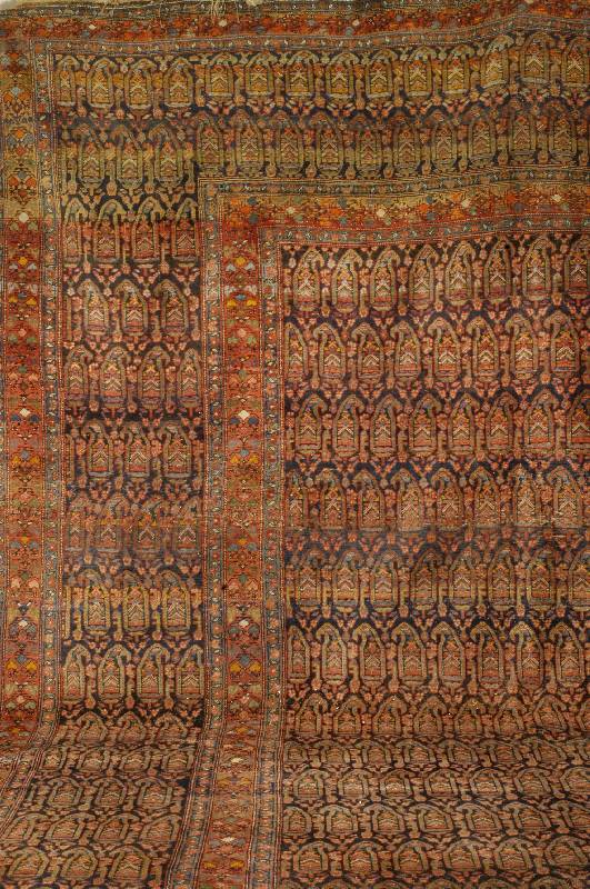 Bidjar Antik, Persien, um 1880, Wolle auf Wolle, ca. 703 x 421 cm, SchÄtzwert: 35000.- EURO, EHZ: 4-5