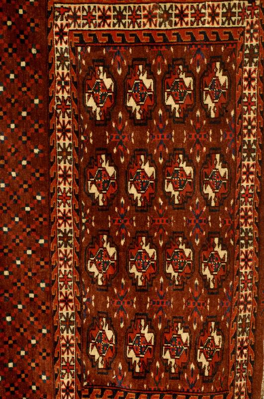 torkmenestan, Rußland, um 1930, Wolle auf Wolle, ca. 112 x 70 cm, SchÄtzwert: 950.- EURO, EHZ: 2