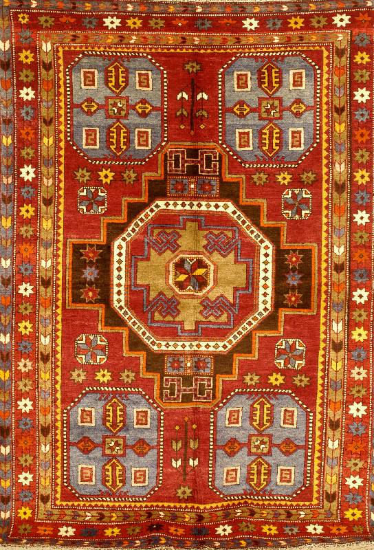 Kazak, Rußland, um 1930, Wolle auf Wolle, ca. 202 x 140 cm, SchÄtzwert: 3200.- EURO, EHZ: 2