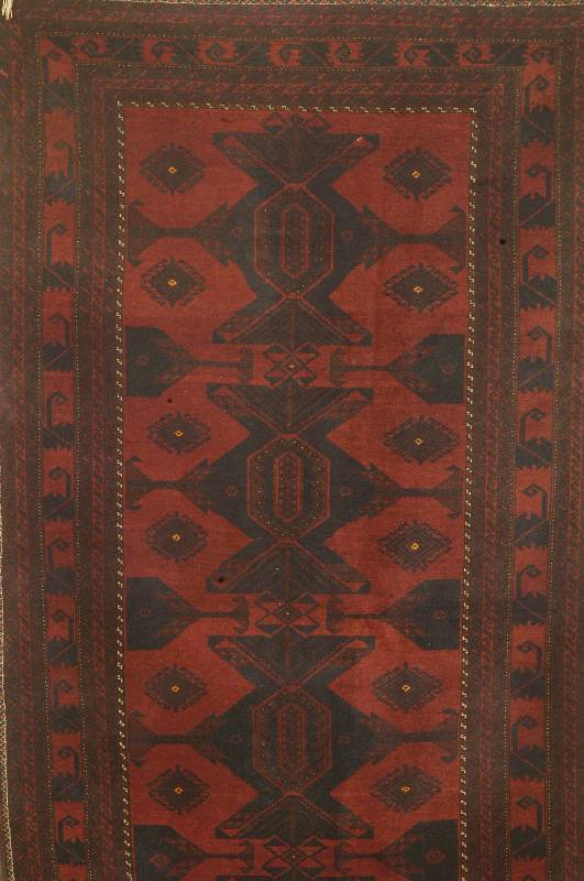 Afghane, ca. 20 Jahre, Wolle auf Baumwolle, ca. 240 x 120 cm, Schätzwert: 550.- EURO, EHZ: