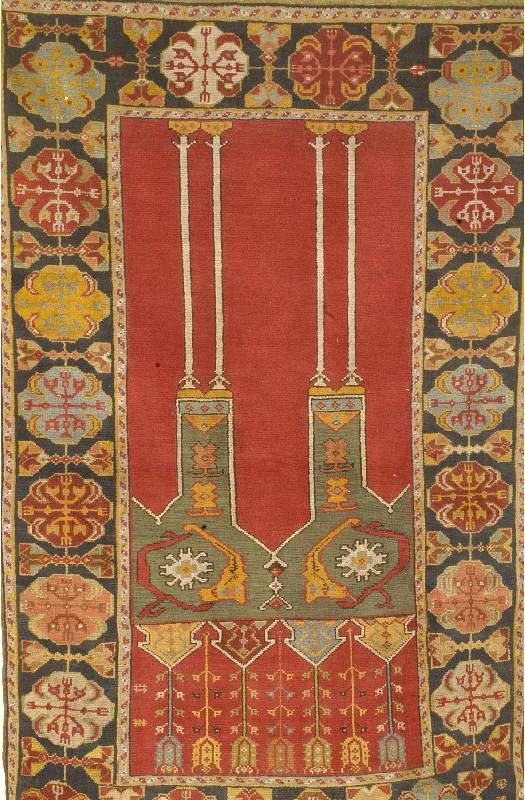 Ladik, TÜrkei, um 1890, Wolle auf Wolle, ca. 165 x 104 cm, SchÄtzwert: 2200.- EURO, EHZ: 3