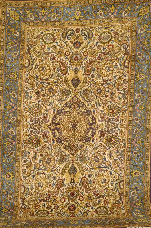 Ghom, Persien, ca. 60 Jahre, Flor Wolle mit Seide, ca. 261 x 162 cm, SchÄtzwert: 1700.- EURO, EHZ: 2