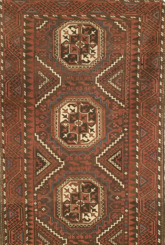 Belutsch, Persien, um 1940, Wolle auf Wolle, ca. 189 x 93 cm, Schätzwert: 750.- EURO, EHZ: 3