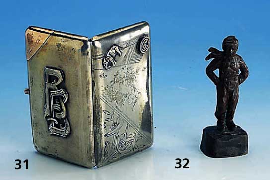 Bronzeskulptur, wohl Schmidt-Felling, Berlin, um 1900/10, H ca. 10 cm