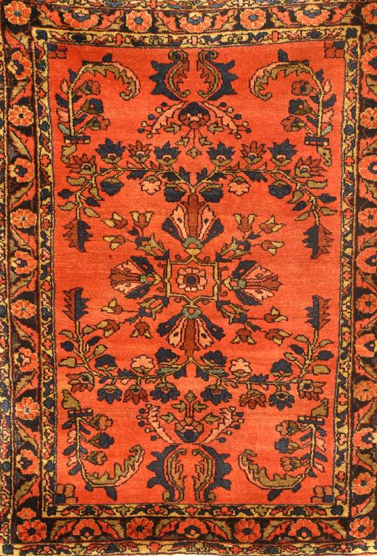 Lilian, Persien, ca. 60 Jahre, Wolle auf Baumwolle, ca. 140 x 105 cm, SchÄtzwert: 950.- EURO, EHZ: 2, AbschlÜsse gekÜrzt.
