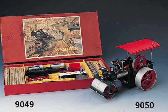 Dampfwalze, Wilesco, 60er Jahre, "Old Smoky" , im Orig.-Karton, Fkt. nicht gerpÜft, H. ca. 20 cm, L. ca. 34 cm