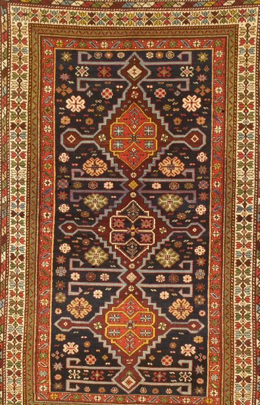 Schirwan, Rußland, um 1910, Wolle auf Wolle, ca. 220 x 128 cm, SchÄtzwert: 4300.- EURO, EHZ: 2