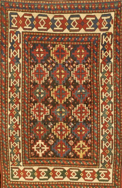 Kazak, Rußland, um 1880, Wolle auf Wolle, ca. 151 x 102 cm, SchÄtzwert: 2800.- EURO, EHZ: 3