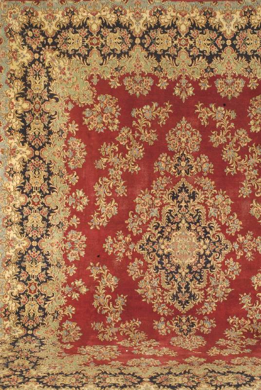 Kerman Lawar, Persien, ca. 50 Jahre, Wolle auf Baumwolle, ca. 368 x 285 cm, SchÄtzwert: 2500.- EURO, EHZ: 3