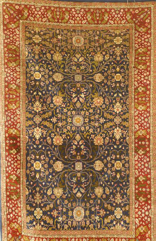 Hereke Sign, Türkei, ca. 30 Jahre, reine Naturseide, ca. 180 x 112 cm, Schätzwert: 5500.- EURO, EHZ: 2