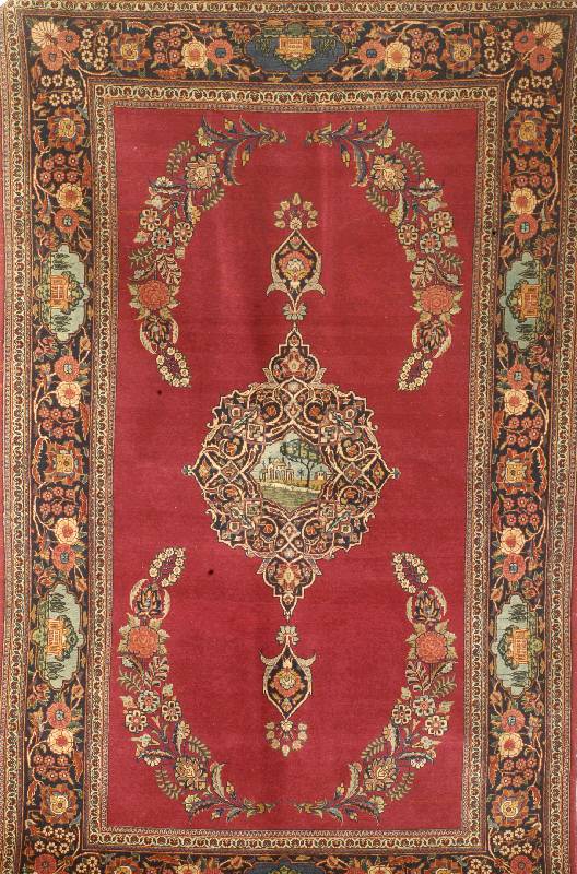 Keschan Alt, Persien, um 1920, Wolle auf Baumwolle, ca. 208 x 128 cm, Schätzwert: 3200.- EURO, EHZ: 3