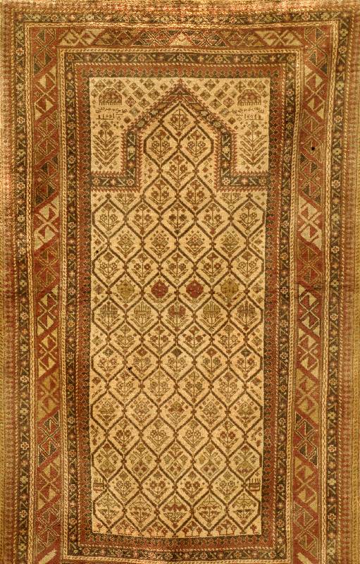 Dagestan, Russland, um 1920, Seide auf Baumwolle, ca. 168 x 100 cm, Schätzwert: 2000.- EURO, EHZ: 3