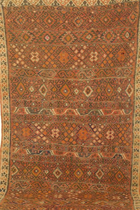 Kelim Ostanatolien, Türkei, um 1900, Wolle auf Wolle, ca. 255 x 140 cm, Schätzwert: 2500.- EURO, EHZ: 3