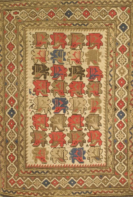 Shirwan, Russland, um 1900, Wolle auf Wolle, ca. 147 x 102 cm, Schätzwert: 2500.- EURO, EHZ: 3