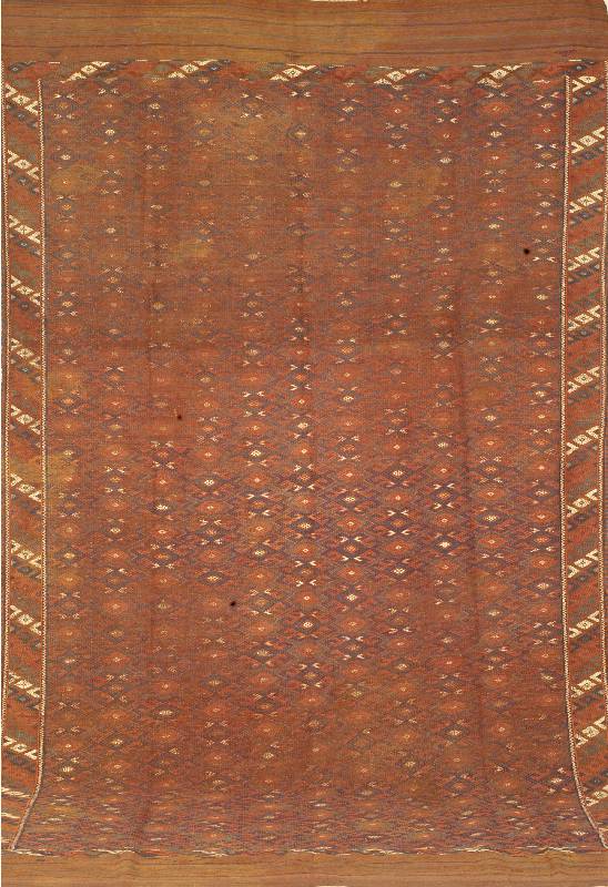 Sumak, Turkmenistan, um 1890, Wolle auf Wolle, ca. 343 x 208 cm, Schätzwert: 3200.- EURO, EHZ: 3-4
