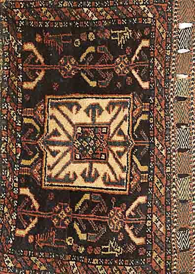 Afshar Taschenfront, Persien, um 1900, Wolle auf Wolle, ca. 53 x 37 cm, SchÄtzwert: 1100.- EURO, EHZ: 3