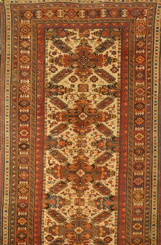 Seichur Antik, Russland, um 1900, Wolle auf Wolle, ca. 278 x 152 cm, Schätzwert: 5200.- EURO, EHZ: 4